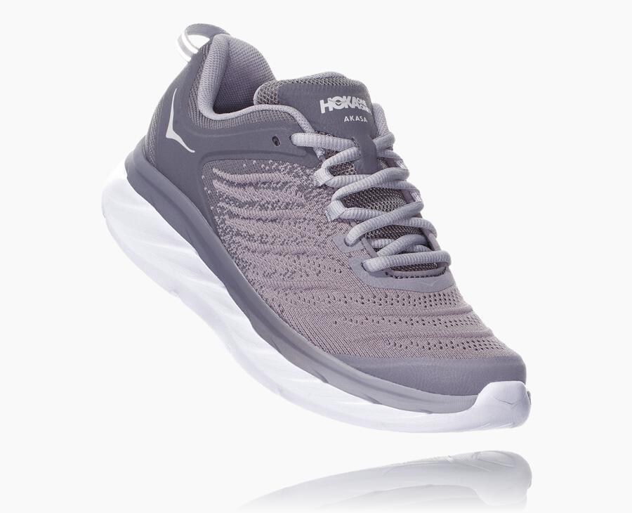 Hoka Akasa - Women's Running Shoes - Grey - UK 074KATMDN